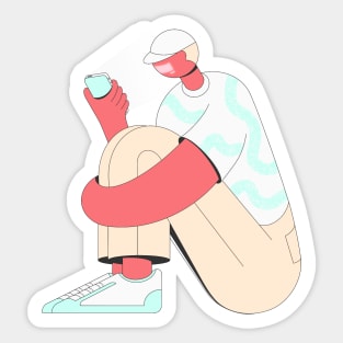 Browsing Sticker